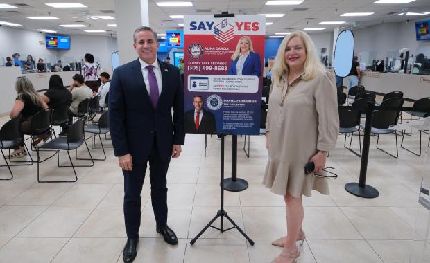 Miami-Dade Tax Collector Dariel Fernandez and Supervisor of Elections Alina Garcia Launch “Say Yes Campaign” to Strengthen Voter Registration and Election Integrity