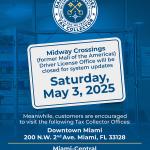 La Oficina de Licencias de Conducir de Midway Crossing (DMV del Mall of the Americas) cerrará temporalmente el 3 de mayo por transición administrativa