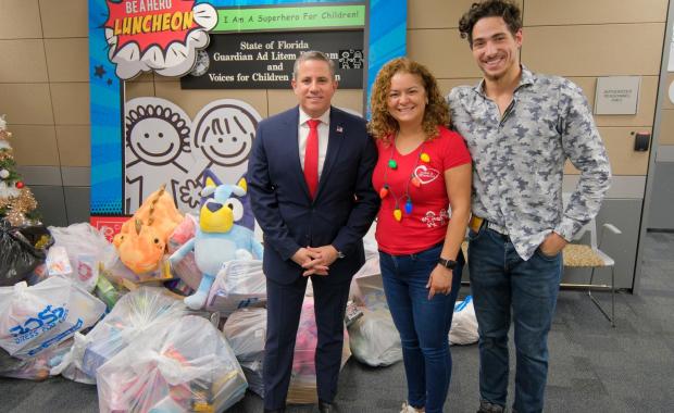 Tax Collector Dariel Fernandez Brings Holiday Joy to Children in Foster Care Supporting Voices for Children