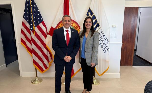Tax Collector Dariel Fernandez Meets with FIU President Jeanette Nuñez to Bring Government Services Directly to Campus