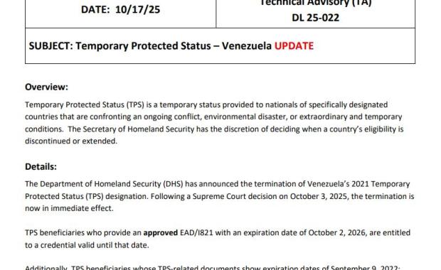Dariel Fernandez, Recaudador de Impuestos del Condado de Miami-Dade, comparte información actualizada sobre el TPS para ciudadanos venezolanos