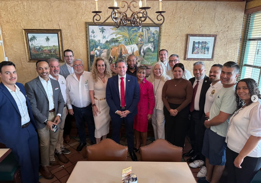 Tax Collector Dariel Fernandez Hosts Cafecito Connection with Residents and Elected Officials