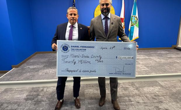 Promises Made, Promises Kept: Miami-Dade Tax Collector Dariel Fernandez Advances $20 Million Following Commitment to Miami-Dade County Residents