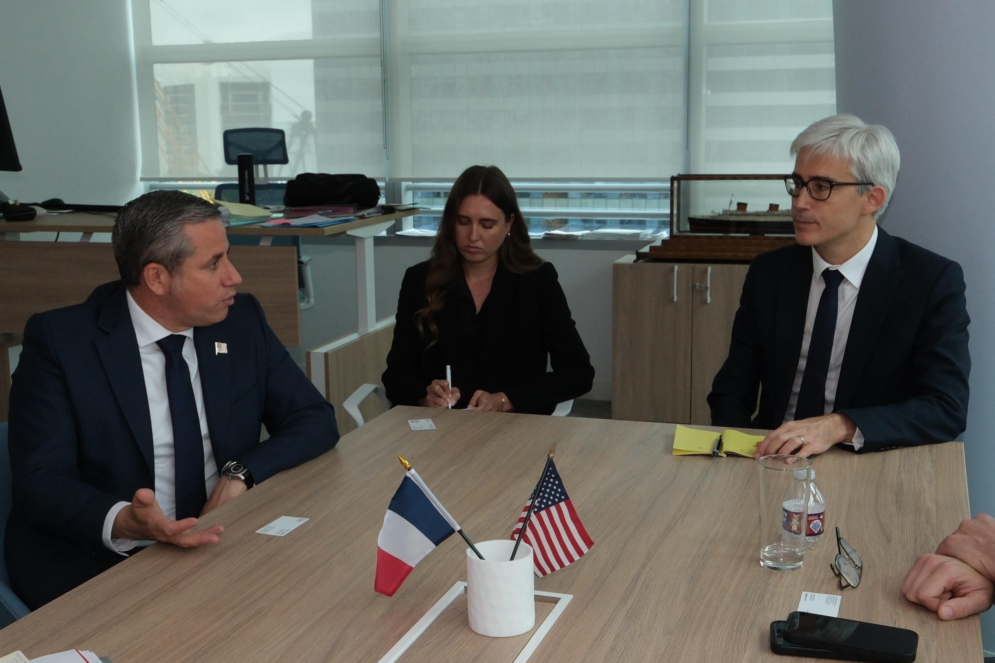 Tax Collector Dariel Fernandez Meets with French Diplomatic Leaders to Discuss Key Issues Impacting Miami-Dade