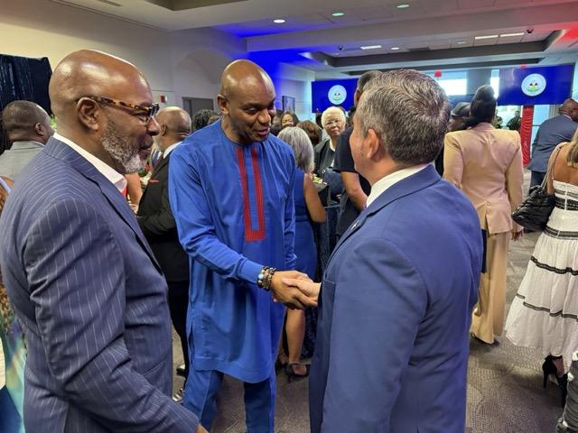 Tax Collector Dariel Fernandez Attends Opening Reception for Future Consulate General of Haiti in Miami