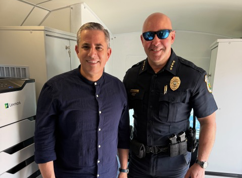 Tax Collector Dariel Fernandez Joins Homestead Police Department's Super Saturday Community Event