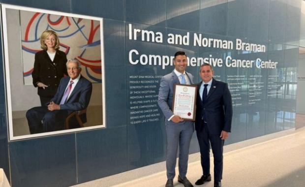 El Recaudador Dariel Fernandez Visita el Nuevo Braman Centro Comprensivo del Cander del Hospital Mount Sinai en Miami Beach