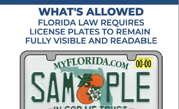 Declaración del Recaudador de Impuestos Dariel Fernandez, Aclarando la Aplicación de la Ley de Florida sobre los Marcos de Placas Vehiculares