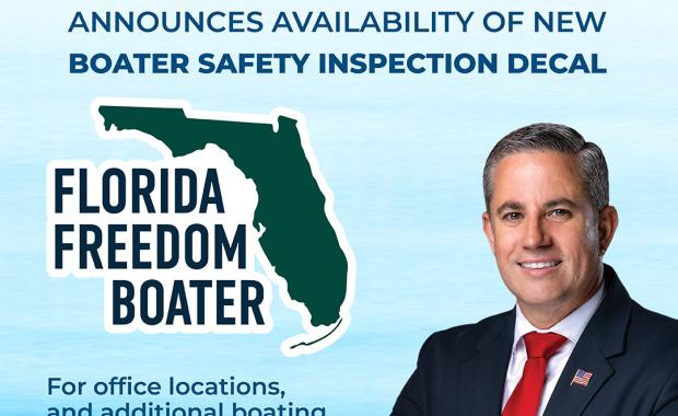 El Recaudador de Impuestos Dariel Fernandez, Anuncia la Disponibilidad del Nuevo “Florida Freedom Boater Safety Inspection Decal”