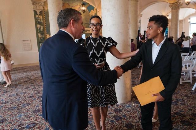 Tax Collector Dariel Fernandez Joins Naturalization Ceremony at the Freedom Tower in Celebration of America 250