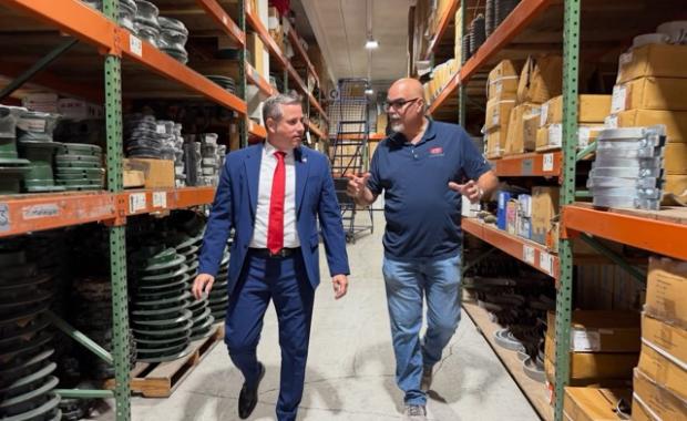 Tax Collector Dariel Fernandez Visits Olympia Plumbing, Recognizing a Local Business Driving Miami-Dade's Economy
