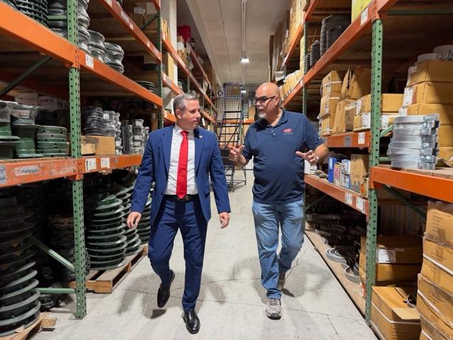 Tax Collector Dariel Fernandez Visits Olympia Plumbing, Recognizing a Local Business Driving Miami-Dade's Economy