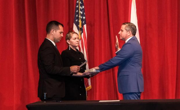 Historic Moment: The Honorable Dariel Fernandez Takes Oath as First Elected Tax Collector in Over Six Decades