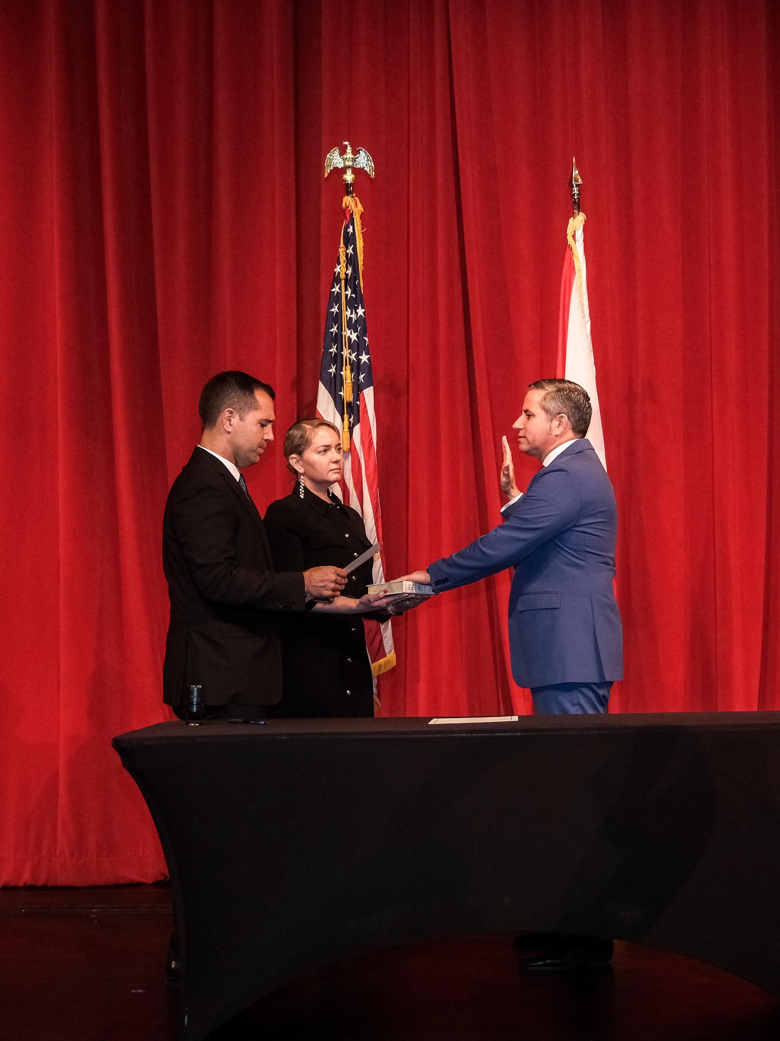 Historic Moment: The Honorable Dariel Fernandez Takes Oath as First Elected Tax Collector in Over Six Decades