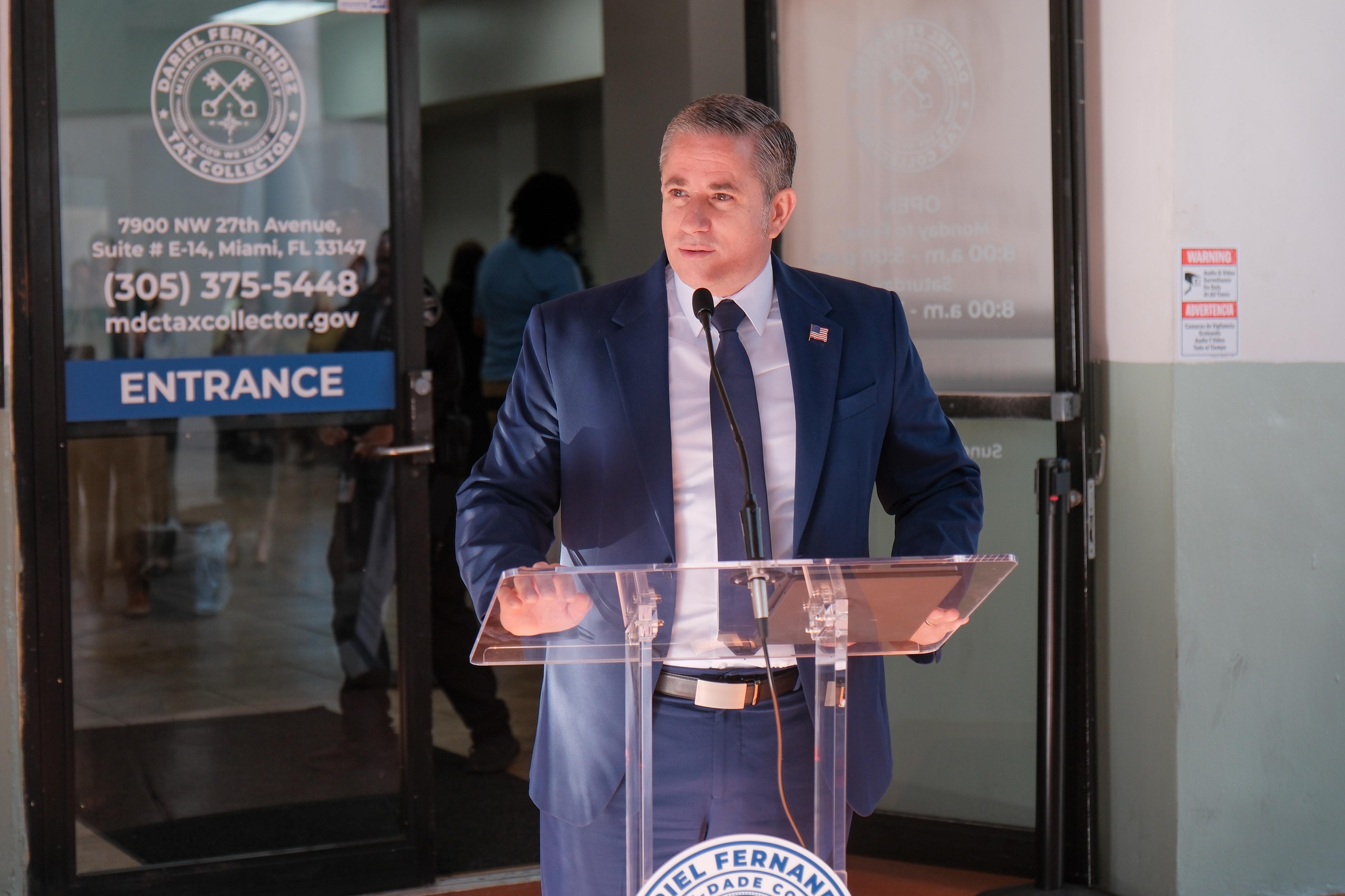 Miami-Dade County Tax Collector Dariel Fernandez Statement On Filing Of Legislation To Eliminate Physical Vehicle Registration Decals In Florida