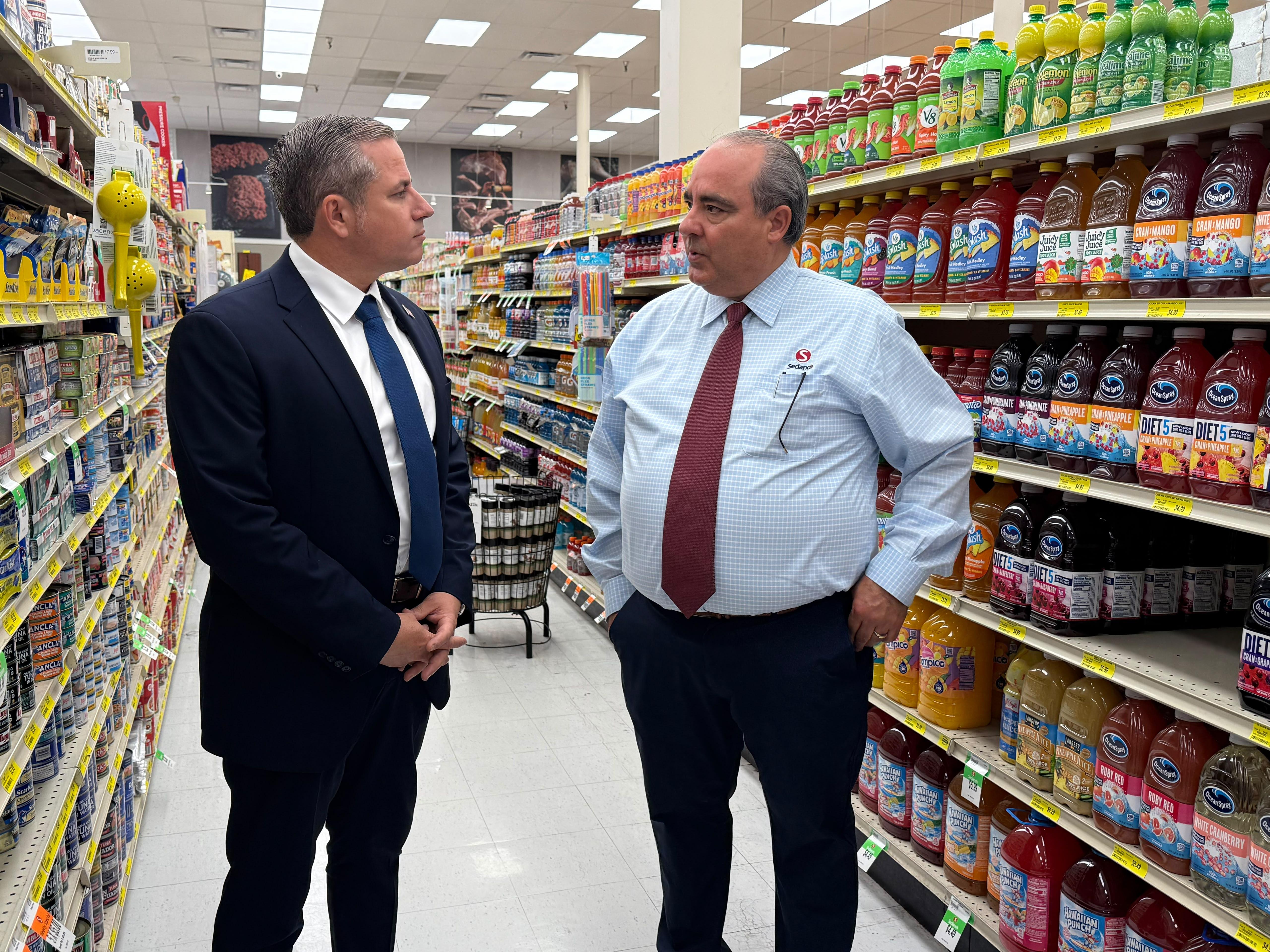 Tax Collector Dariel Fernandez Visits Sedano's and Celebrates Its Lasting Impact on Miami-Dade Families